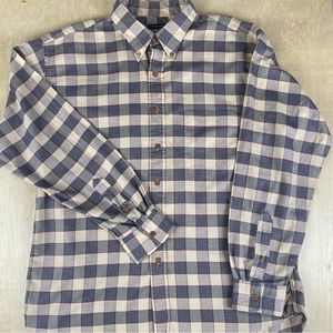 Gitman Bros Mens XL  Shirt Long Sleeve Multicolor Plaid 100% Cotton